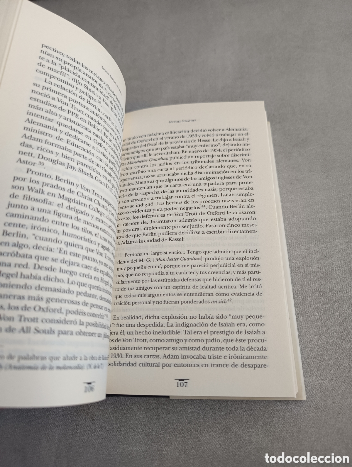 Libros de segunda mano: Isaiah Berlin: Su Vida. Michael Ignatieff - Foto 6