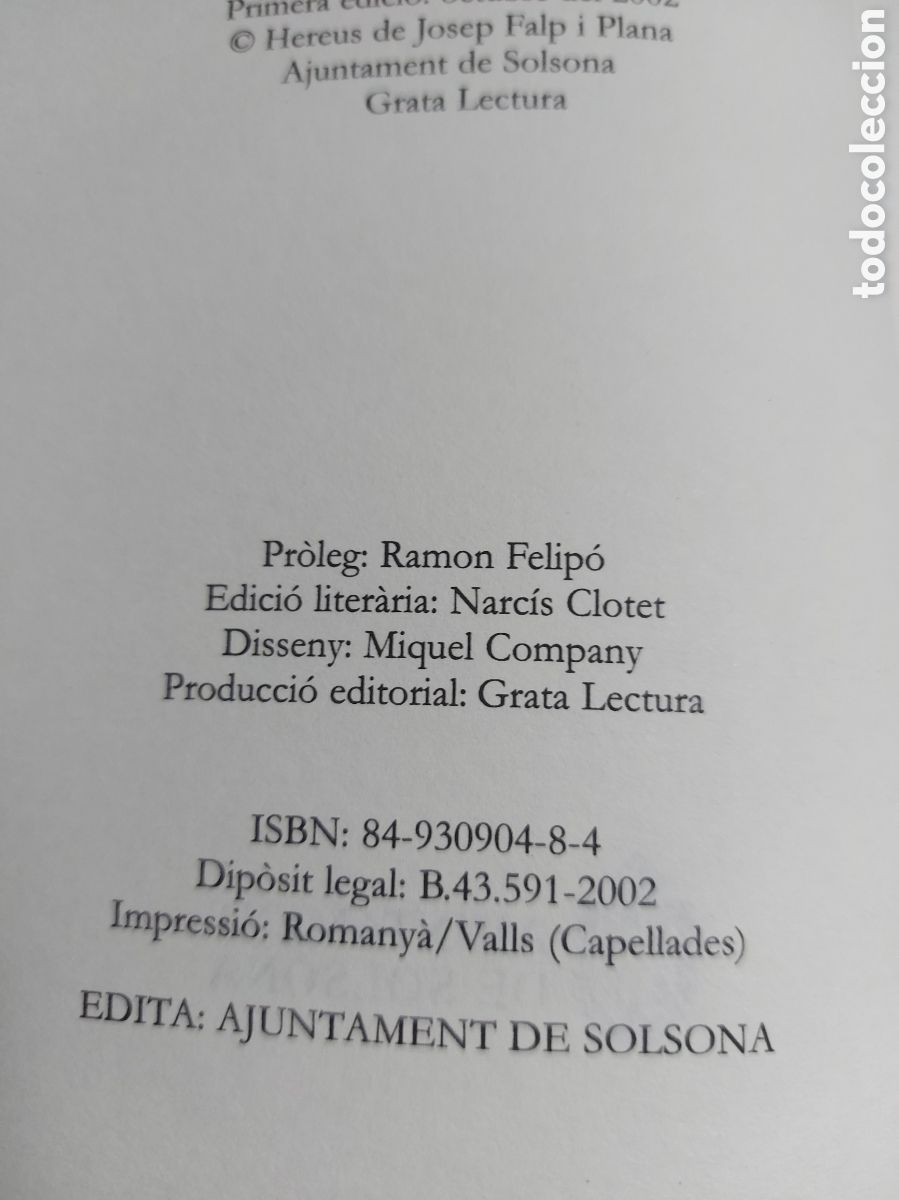Libros de segunda mano: MOSSEN VERDAGUER a&ntilde;o 2002 - Foto 2
