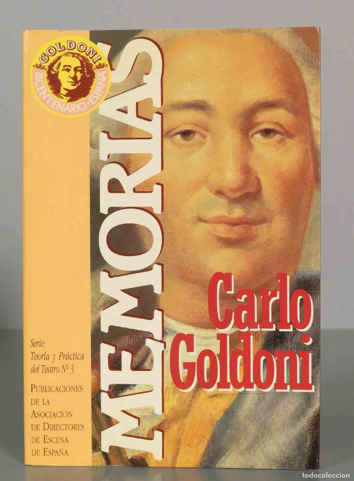 Libros de segunda mano: Memorias - Carlo Goldoni - Asociaci&oacute;n de Directores de Escena de Espa&ntilde;a