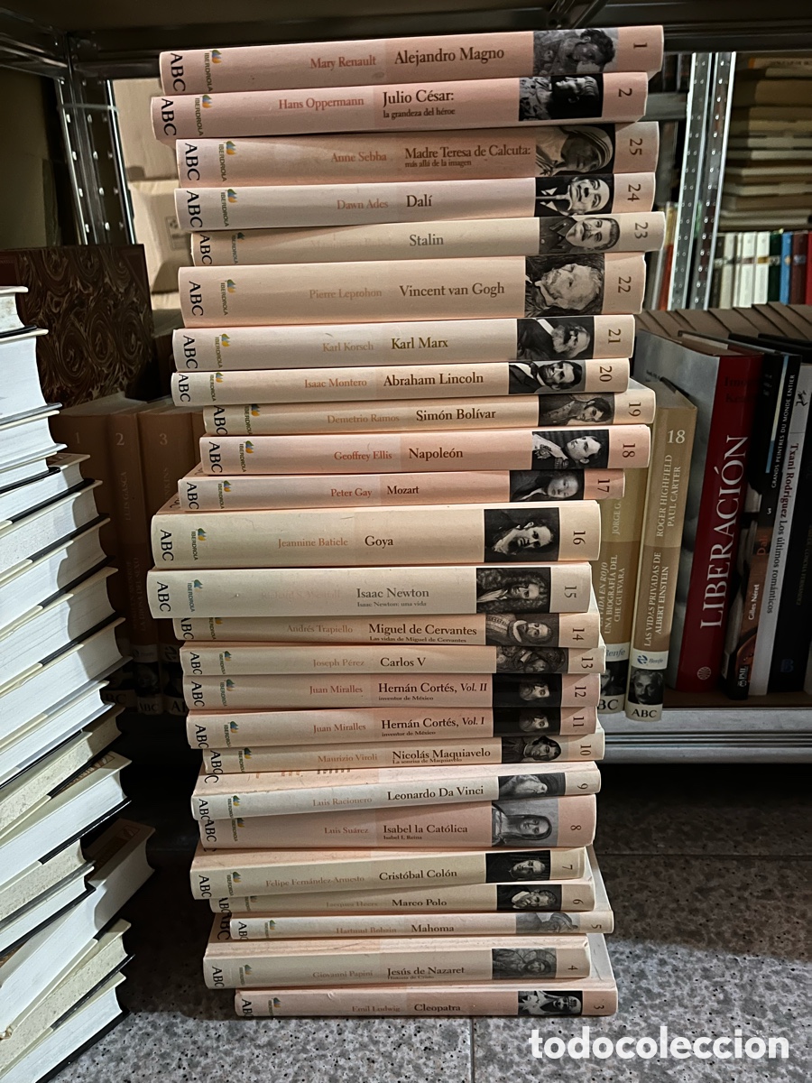 Libros de segunda mano: Blas66B lote de 25 biograf&iacute;as Mozart Goya Van Gogh, Napole&oacute;n Dal&iacute; Stalin