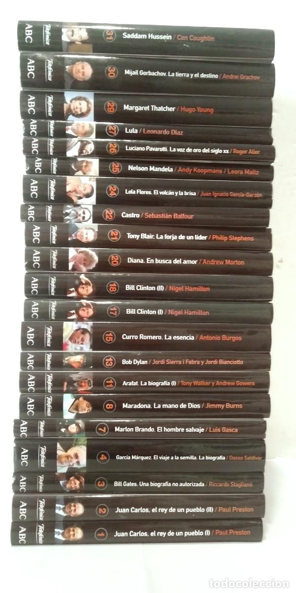 Libros de segunda mano: Colecci&oacute;n Biograf&iacute;as 21 libros - Foto 1