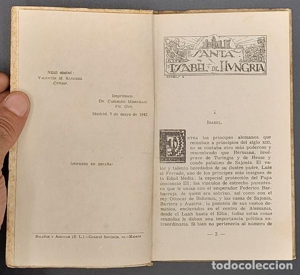 Libros de segunda mano: Santa Isabel de Hungria - Foto 2