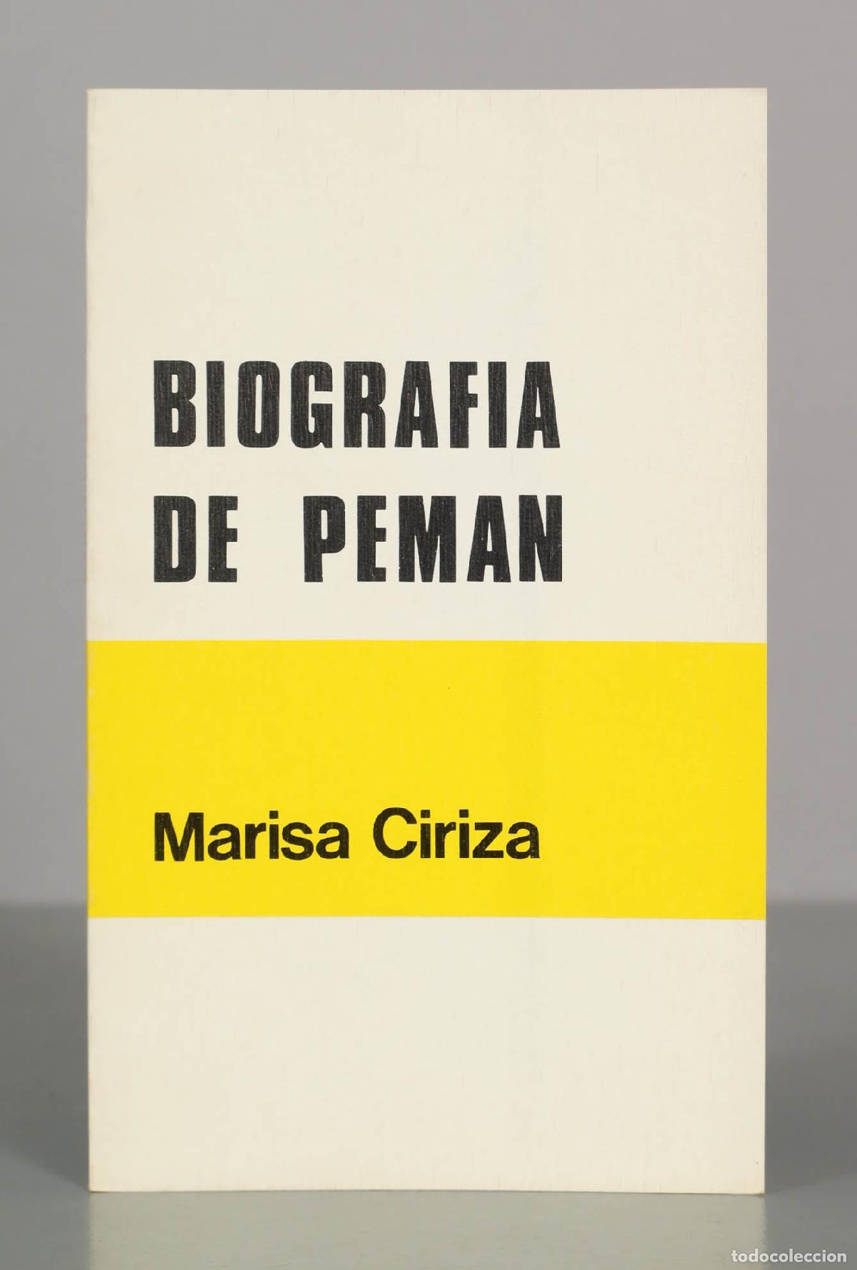 Libros de segunda mano: Biograf&iacute;a de Pem&aacute;n - Marisa Ciriza