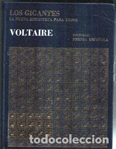 Libros de segunda mano: Voltaire. Los Gigantes. La Nueva biblioteca para todos. N&ordm; 8