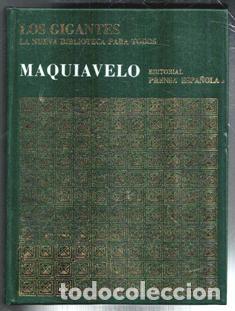 Libros de segunda mano: Maquiavelo. Los Gigantes. La Nueva biblioteca para todos. N&ordm; 6