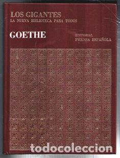 Libros de segunda mano: Goethe. Los Gigantes. La Nueva biblioteca para todos. N&ordm; 15