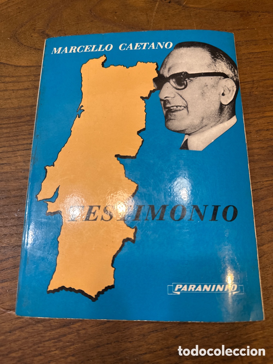 Libros de segunda mano: TESTIMONIO - MARCELLO CAETANO (Editorial Paraninfo, 1975)