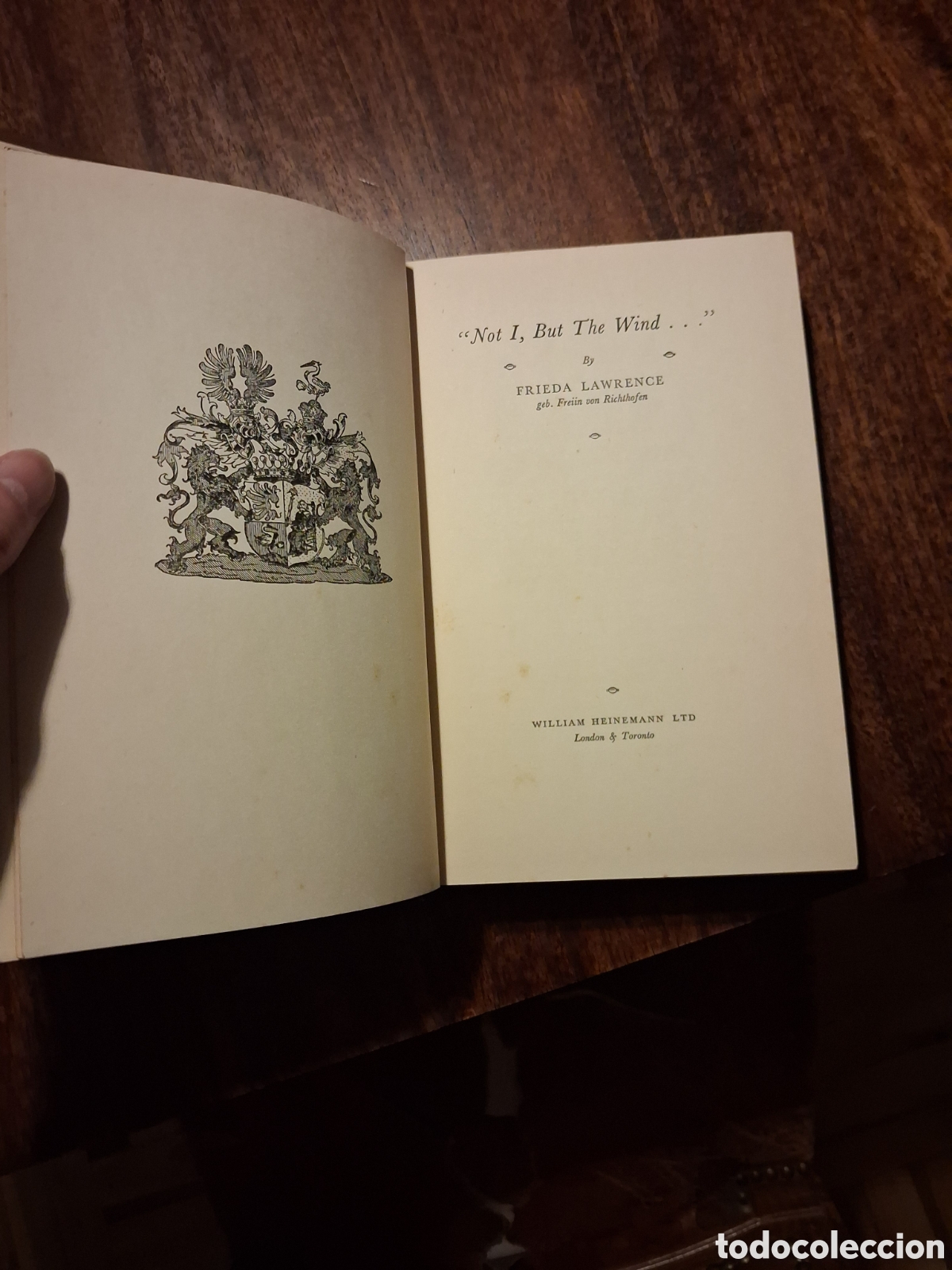Libros de segunda mano: Not I, But The Wind, Frieda Lawrence - Foto 6