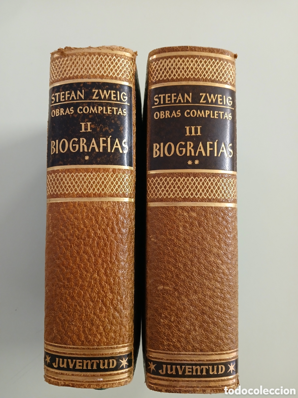 Libros de segunda mano: Biograf&iacute;as. Stefan Zweig. 2 tomos ( Completa ).