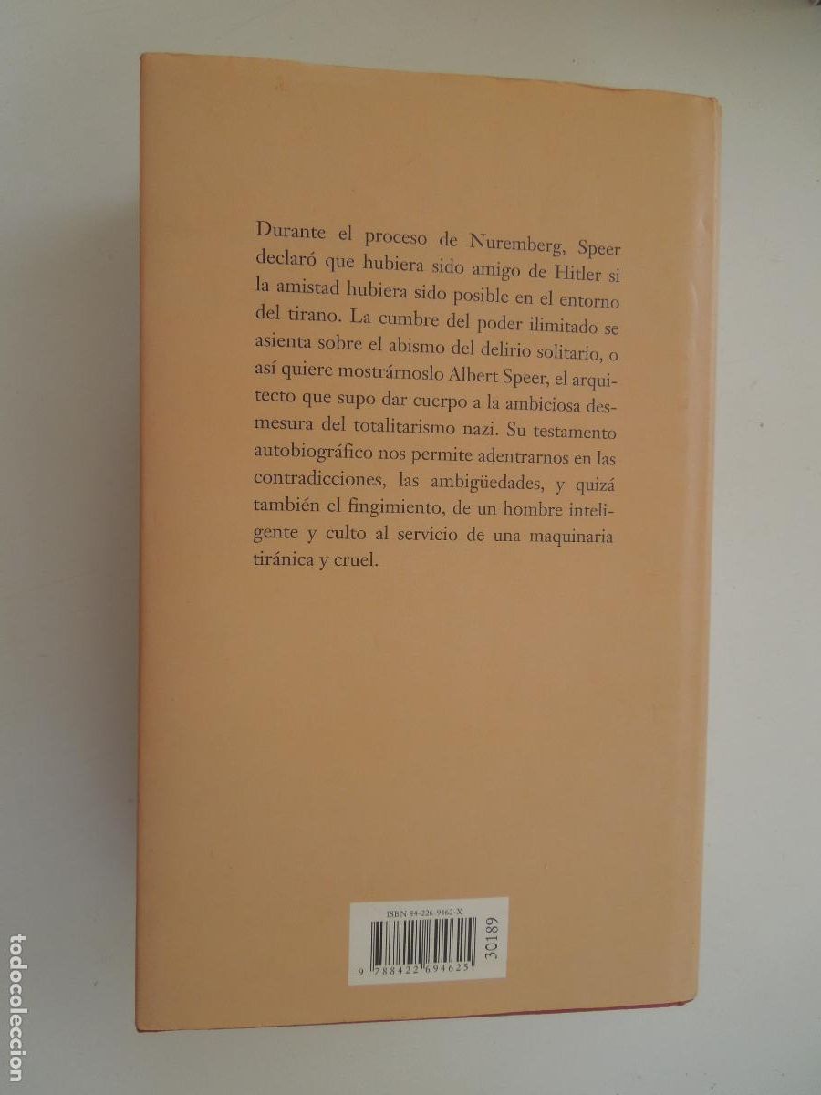 Libros de segunda mano: ALBERT SPEER - MEMORIAS - C&Iacute;RCULO DE LECTORES 2002. - Foto 3