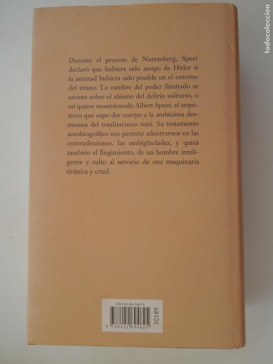 Libros de segunda mano: ALBERT SPEER - MEMORIAS - C&Iacute;RCULO DE LECTORES 2002. - Foto 12