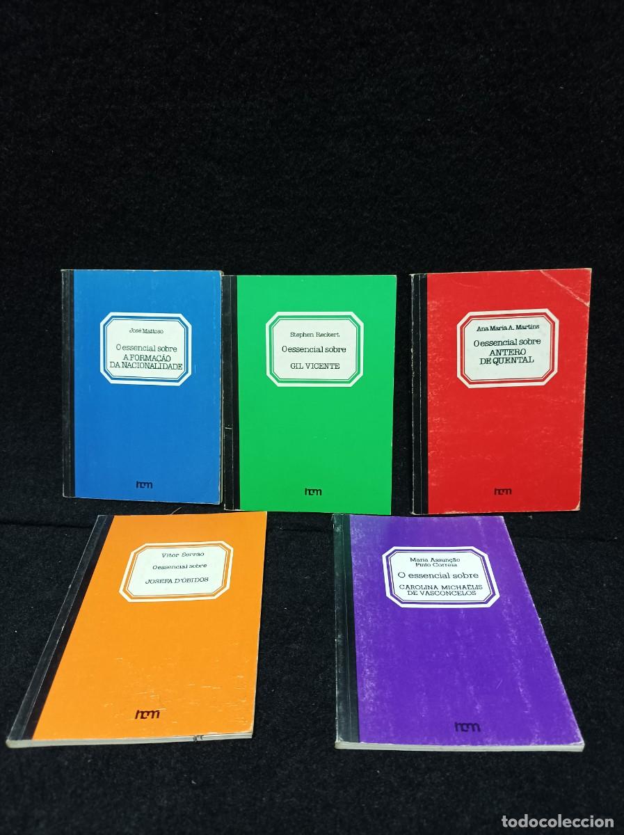 Libros de segunda mano: LOTE 5 LIBROS EN PORTUGUES - O ESSENCIAL SOBRE ....