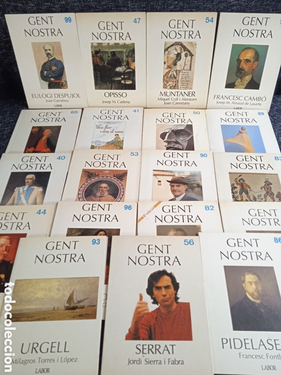Libros de segunda mano: GENT NOSTRA LOTE 19 EJEMPLARES -EDICION EN CATALAN , TAPA BLANDA - BIOGRAFIAS