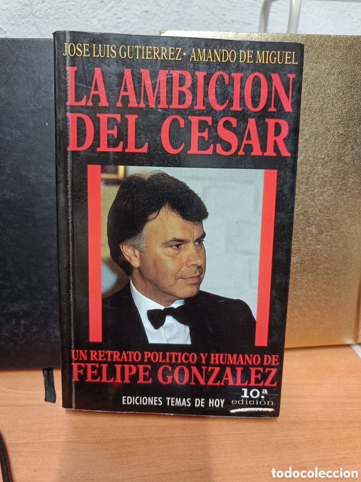 Libros de segunda mano: LA AMBICI&Oacute;N DEL C&Eacute;SAR. RETRATO POL&Iacute;TICO Y HUMANO DE FELIPE GONZ&Aacute;LEZ. J.L GUTIERREZ; AMANDO DE MIGUEL