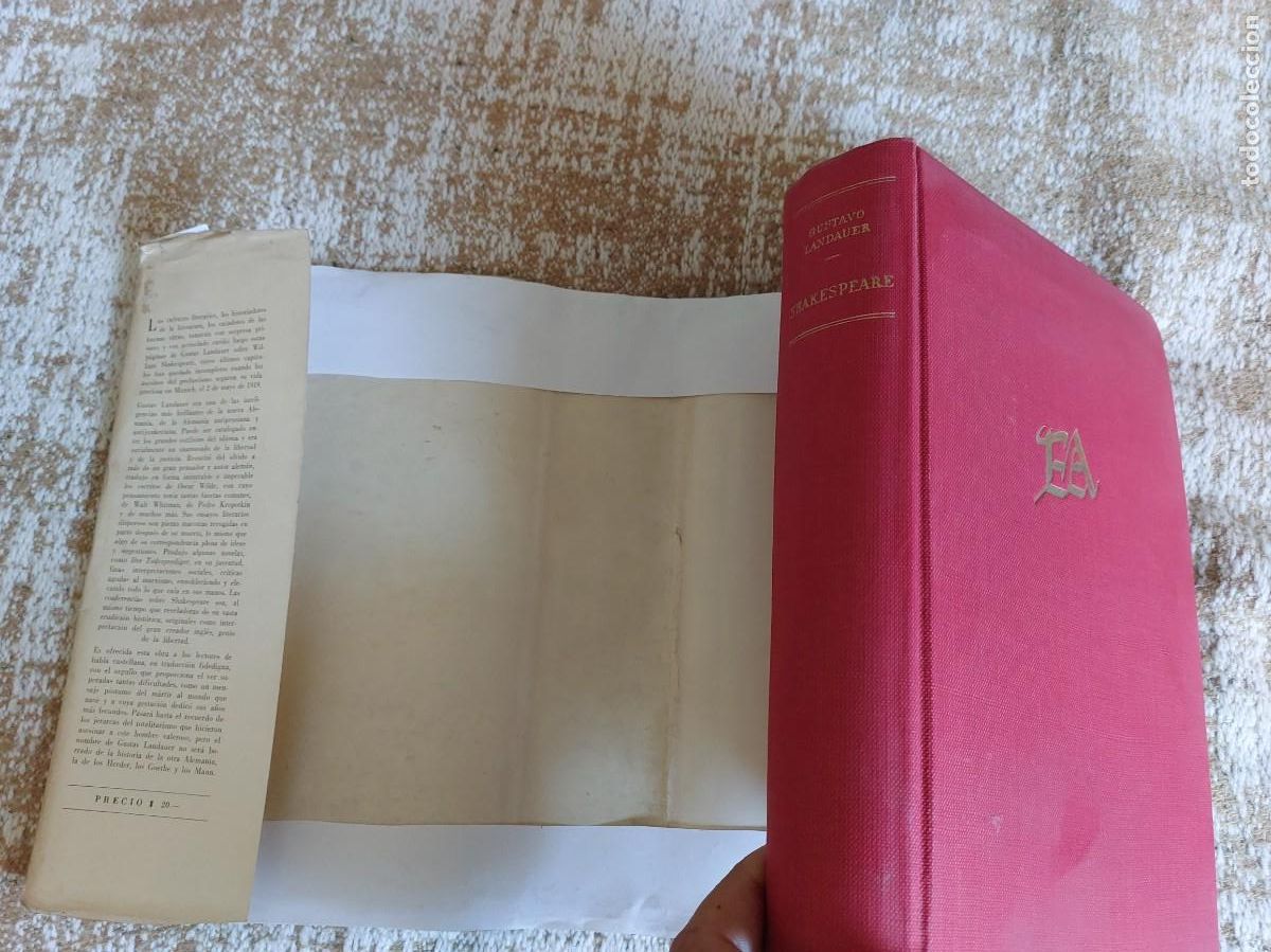 Libros de segunda mano: SHAKESPEARE. GUSTAVO LANDAUER - Foto 4
