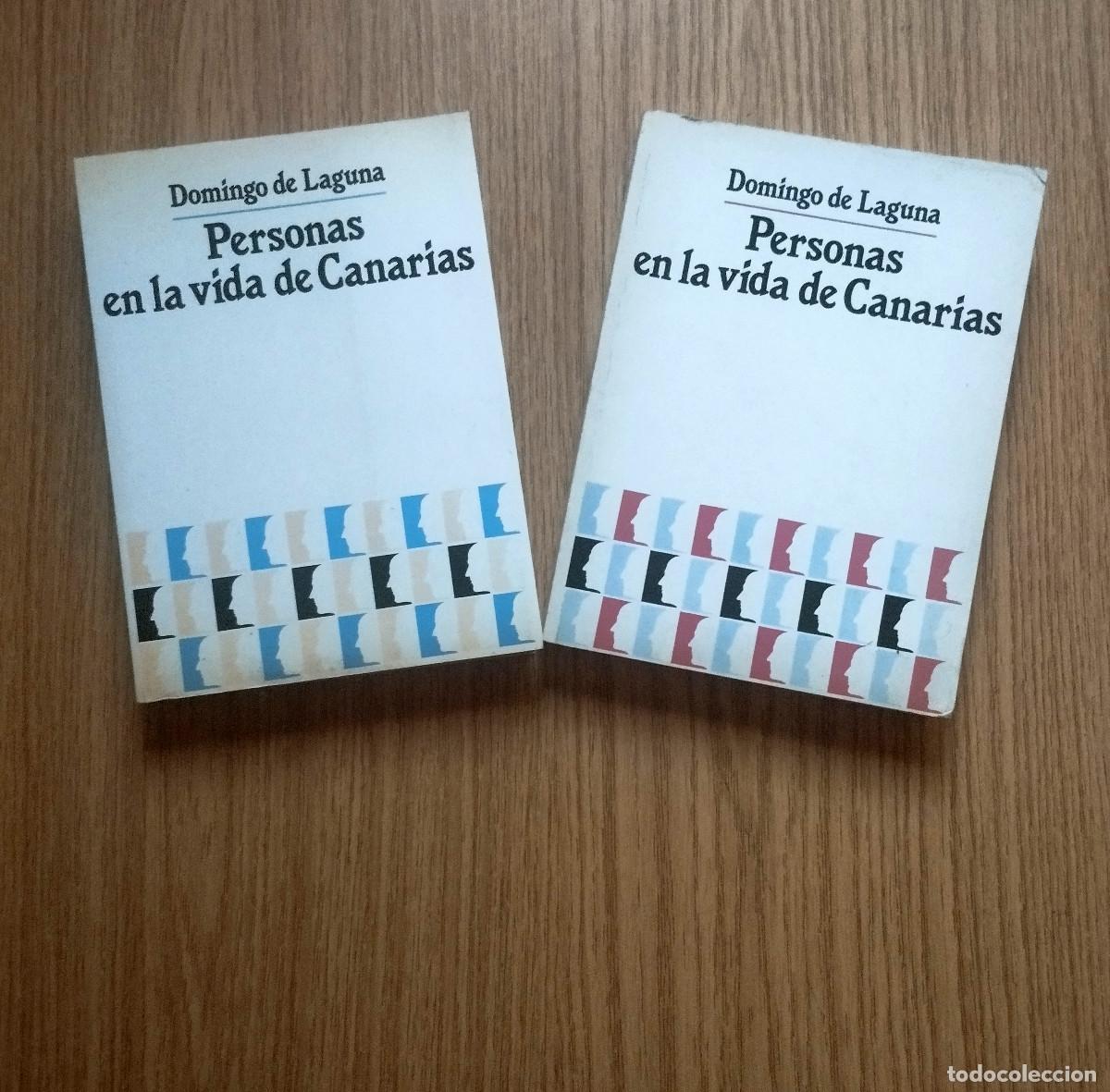 Libros de segunda mano: Libros PERSONAJES EN LA VIDA DE CANARIAS I y II | DOMINGO DE LAGUNA | Tenerife - Canarias