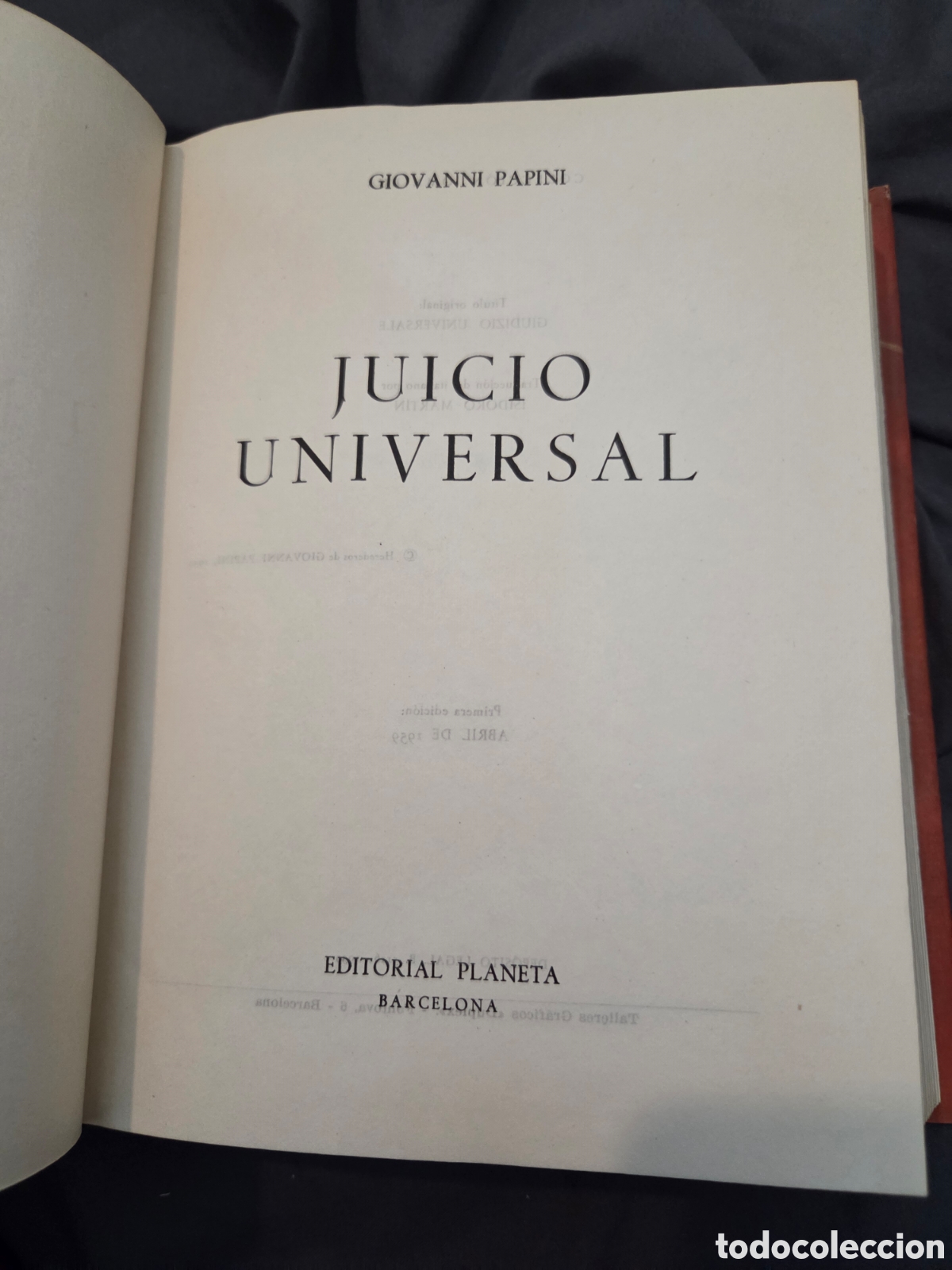 Libros de segunda mano: Juicio universal. Giovanni Papini - Foto 8