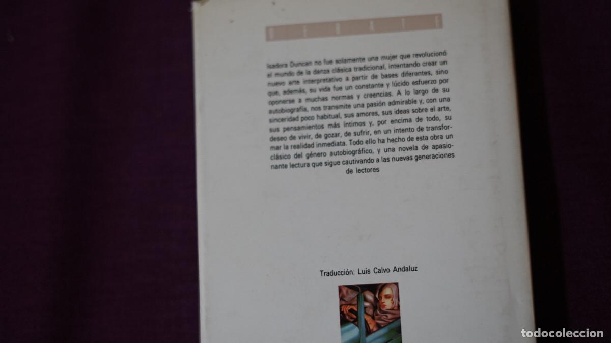 Libros de segunda mano: Isadora Duncan - Mi vida - Debate 1988 - Foto 5