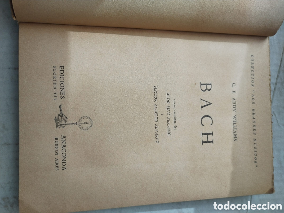 Libros de segunda mano: BACH/C.F. ABDY WILLIAMS - Foto 2