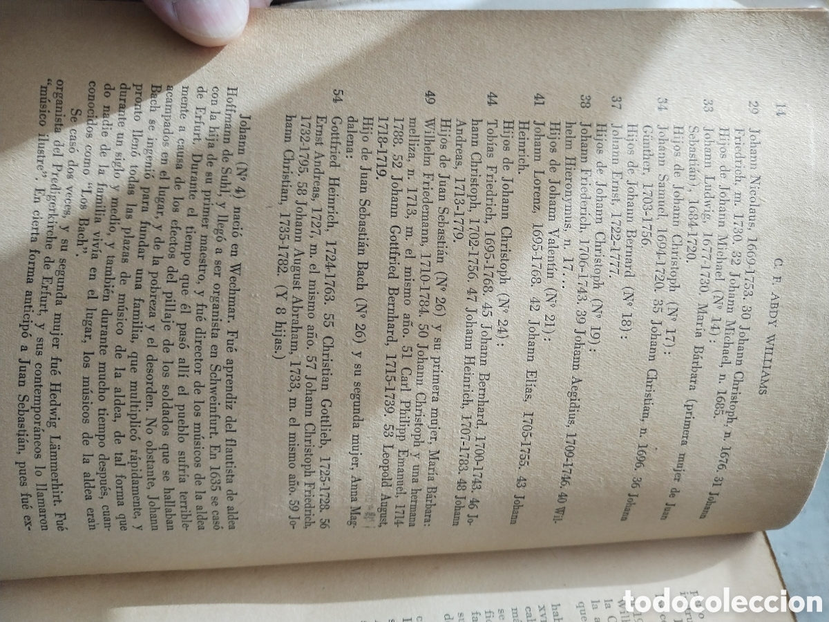 Libros de segunda mano: BACH/C.F. ABDY WILLIAMS - Foto 4