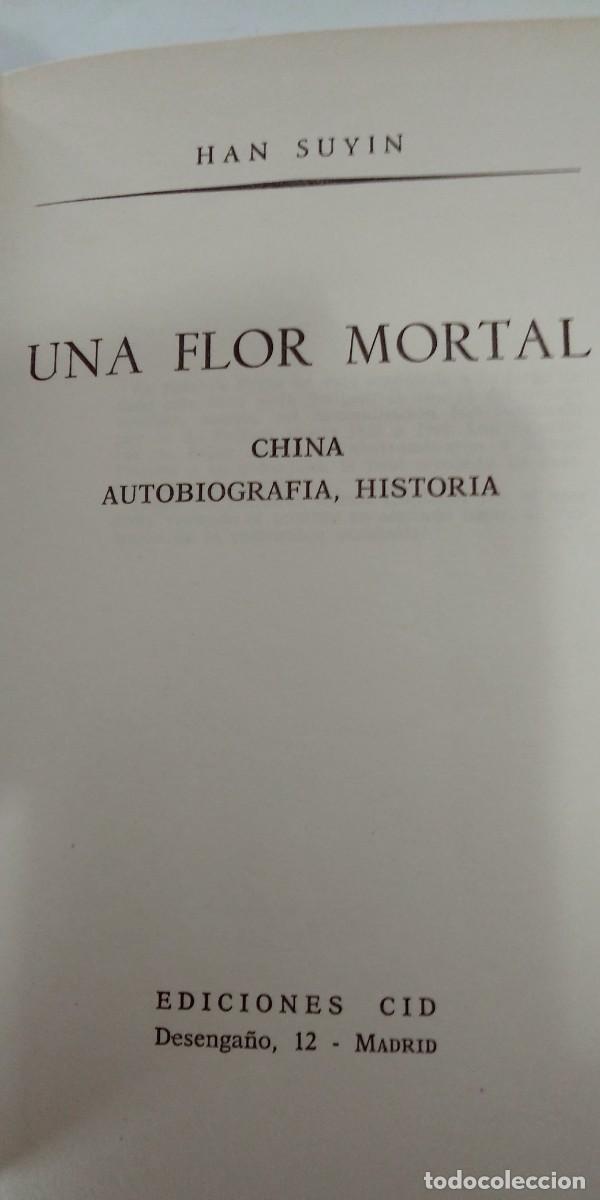 Libros de segunda mano: Una flor mortal Han Suyin - Foto 2