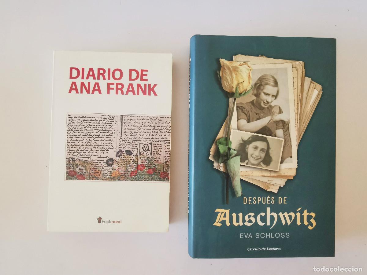Libros de segunda mano: Despu&eacute;s de Auschwitz. Eva Schloss + Diario de Ana Frank