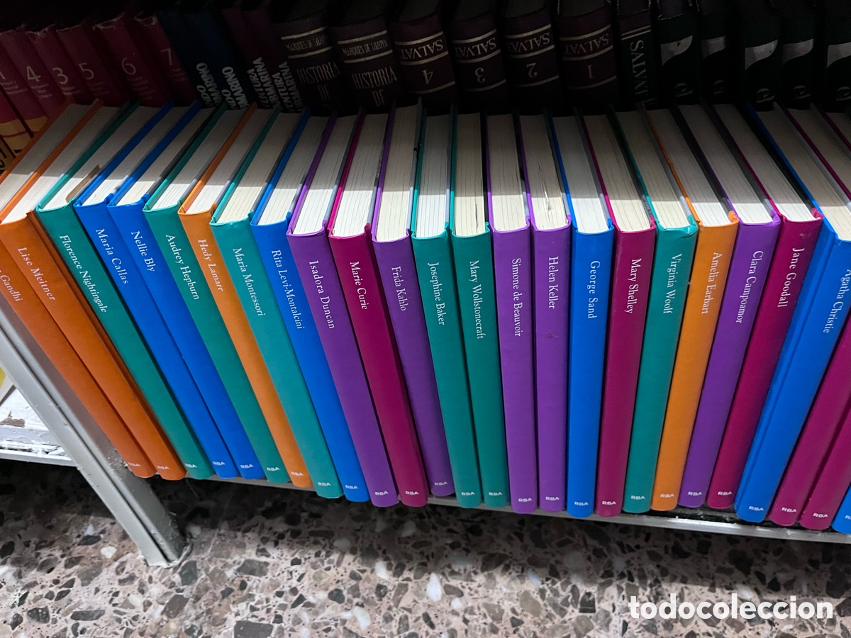 Libros de segunda mano: Lote colecci&oacute;n 27 libros, biograf&iacute;as mujeres RBA Jane Austen, &Aacute;gata, Chris, Clara, Campoamor