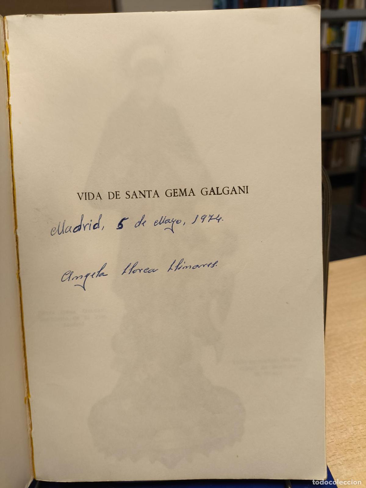 Libros de segunda mano: SANTA GEMA GALGANI VIDA Y MILAGROS - GERMAN Y BASILIO - GERMAN Y BASILIO PASIONISTAS