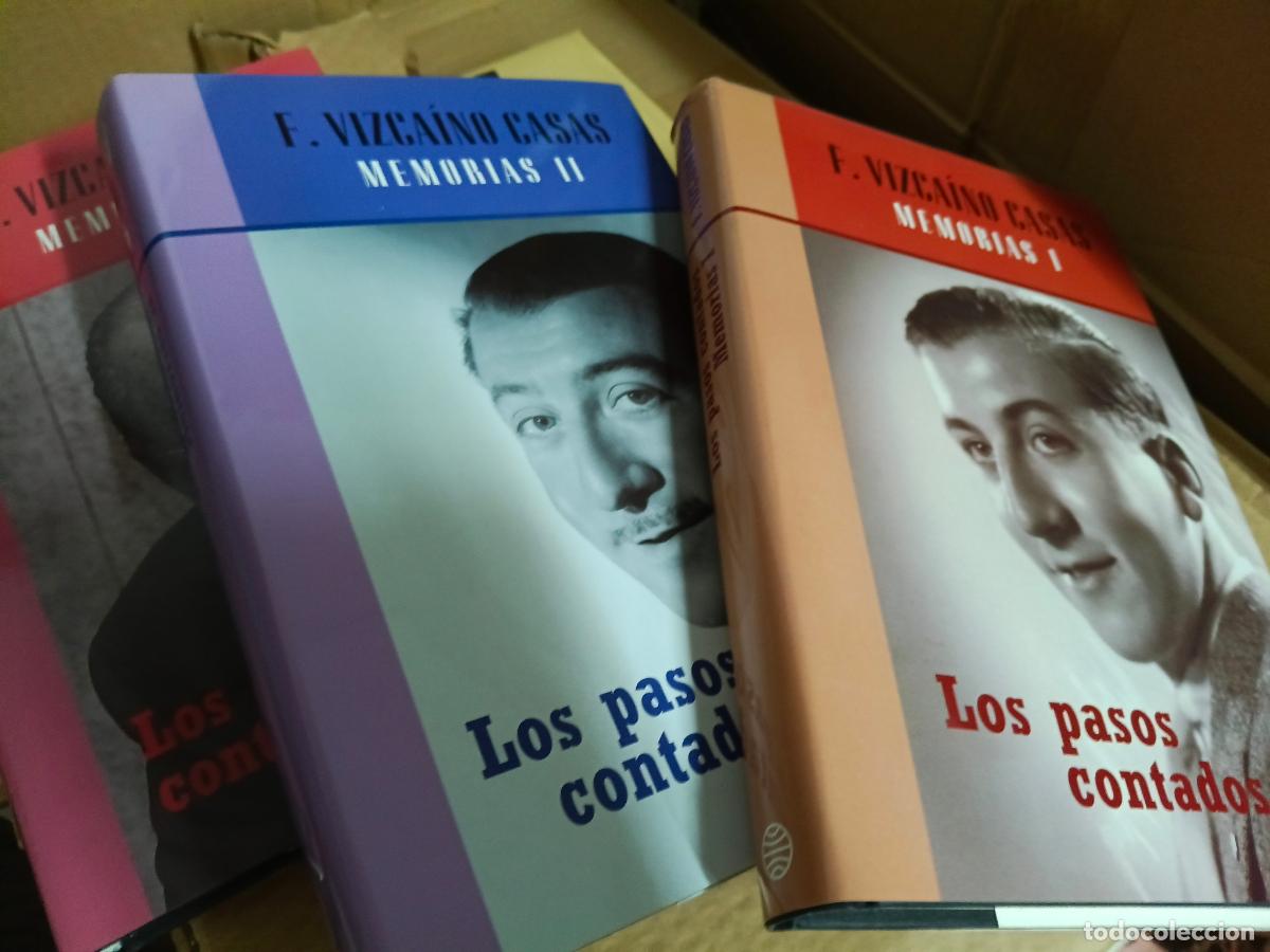 Second hand books: Fernando Vizcaino Casas. Memorias. Los pasos contados. (3 vol&uacute;menes)