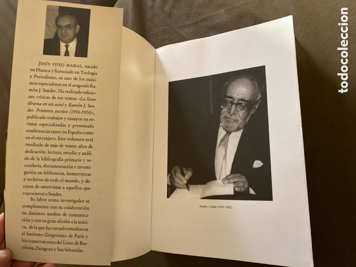 Libros de segunda mano: Ram&oacute;n J.Sender, biograf&iacute;a - Foto 3