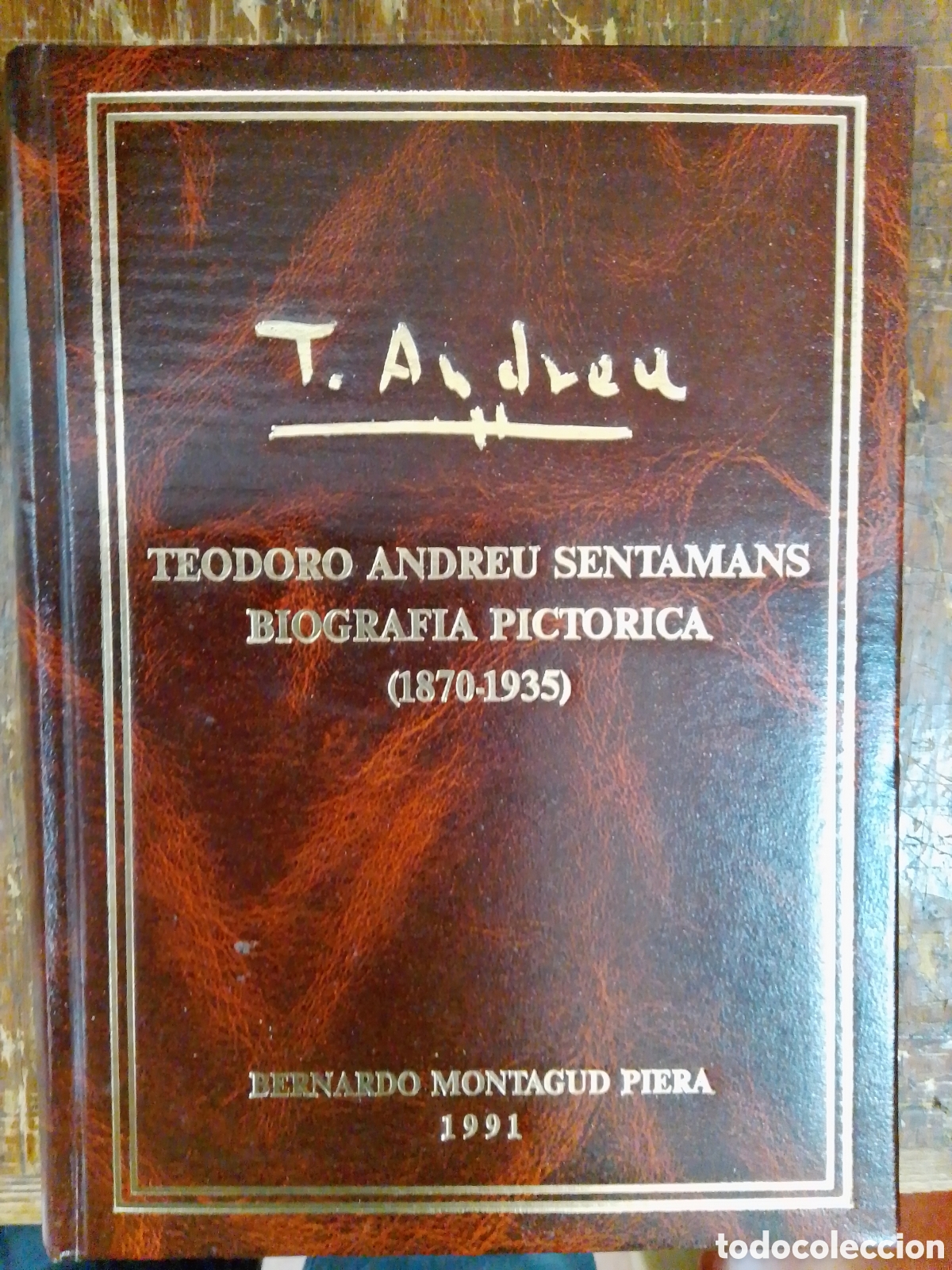 Libros de segunda mano: TEODORO ANDREU SENTAMANS. BIOGRAFIA PICTORICA. MONTAGUD PIERA, BERNARDO. FALLA PINTOR ANDREU. 1991