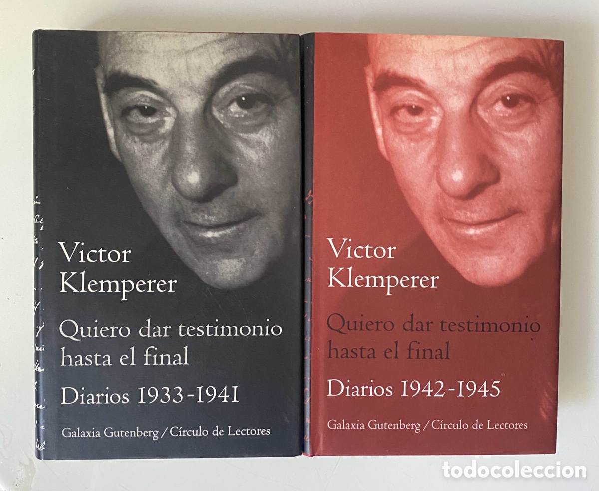 Libros de segunda mano: Quiero dar testimonio hasta el final I y II: Diarios (1933-1941) (1942-1945) (2 Tomos) - KLEMPERER,