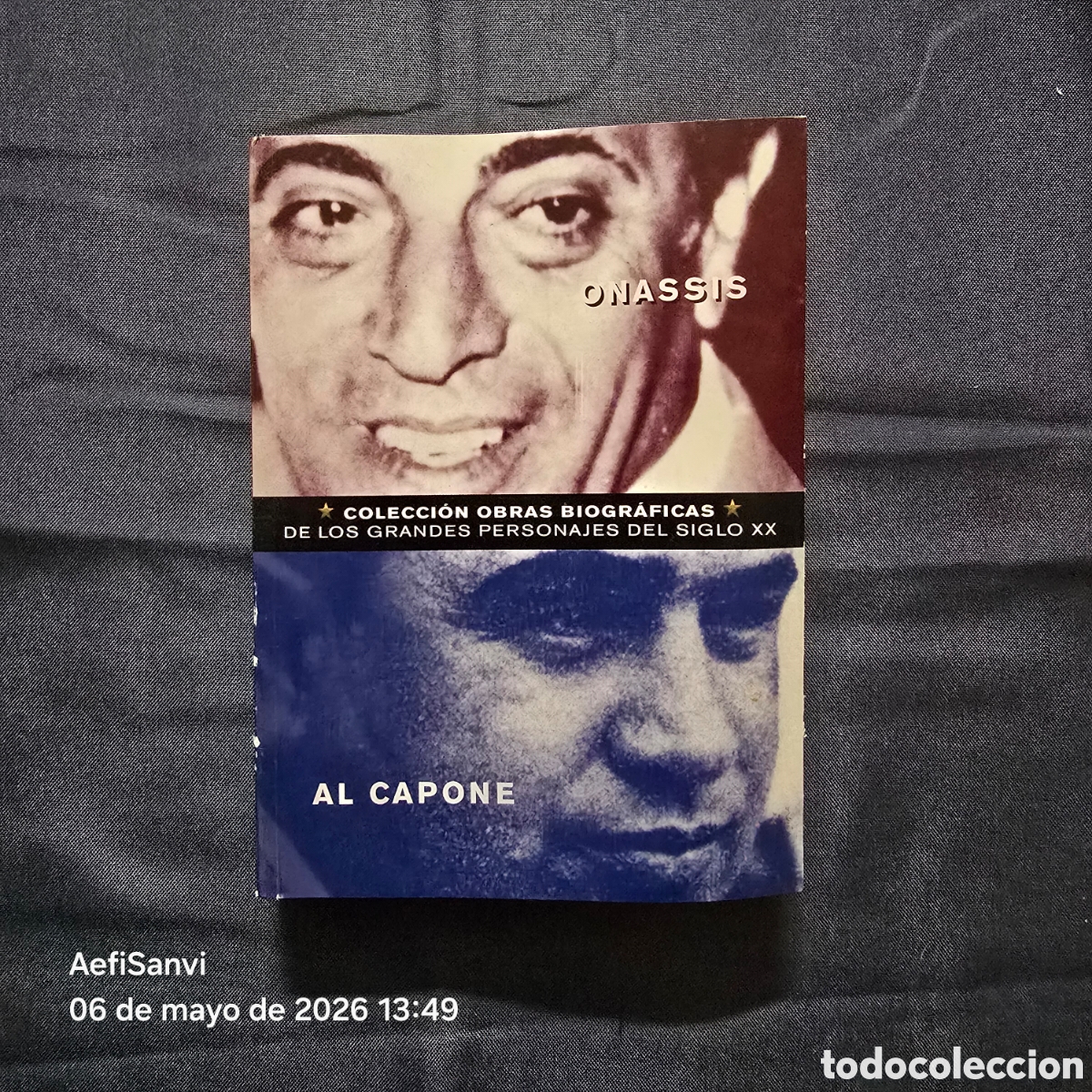 Libros de segunda mano: ONASSIS - AL CAPONE (OBRAS BIOGR&Aacute;FICAS)
