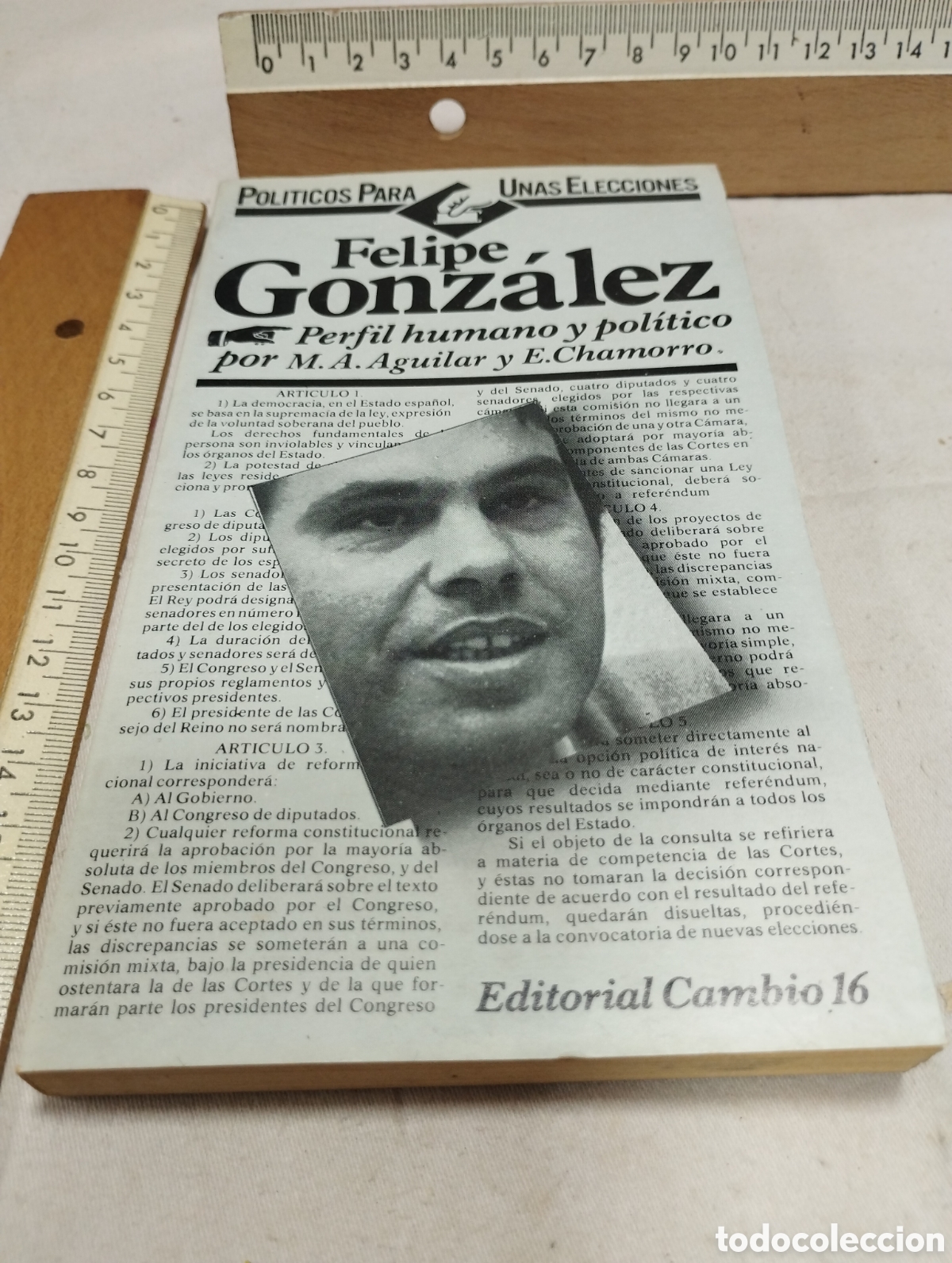Libros de segunda mano: Felipe Gonz&aacute;lez. Editorial Cambio 16, 1977