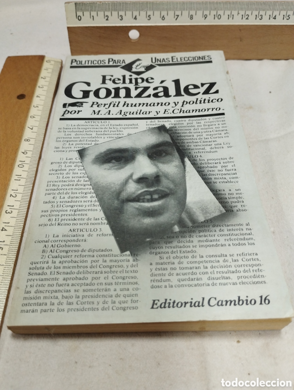 Libros de segunda mano: Felipe Gonz&aacute;lez. Editorial Cambio 16, 1977