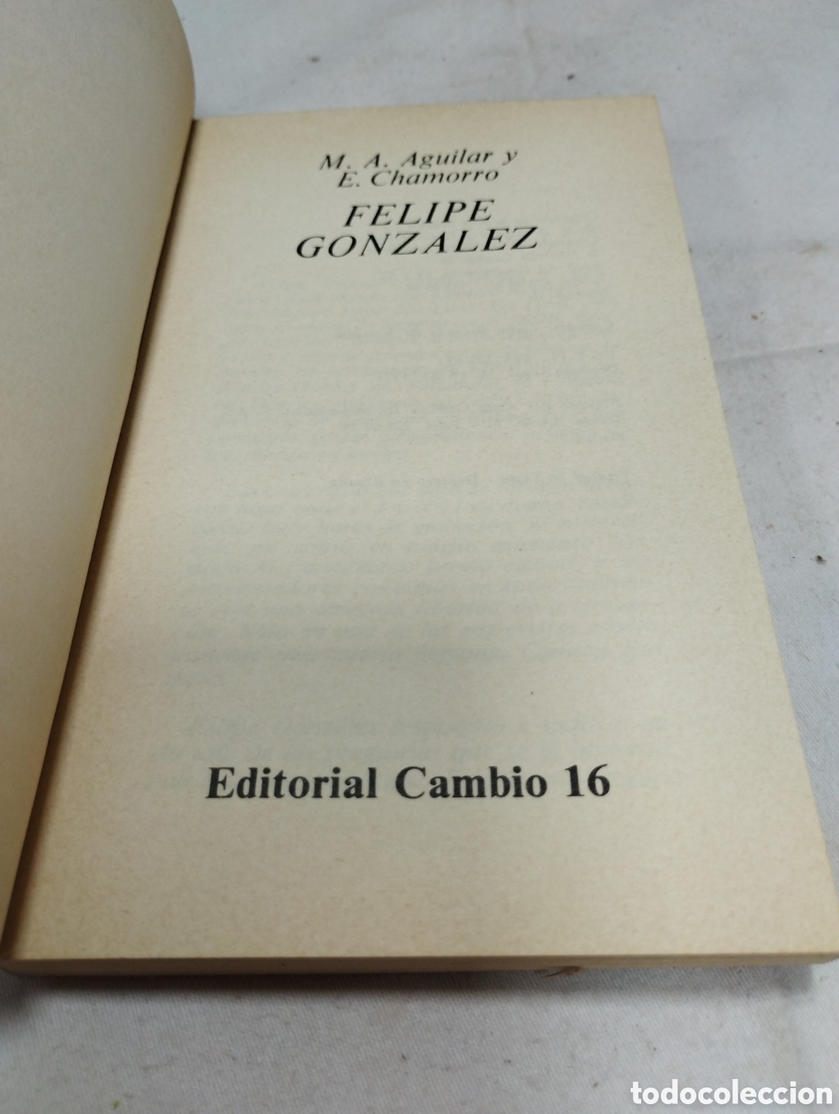 Libros de segunda mano: Felipe Gonz&aacute;lez. Editorial Cambio 16, 1977 - Foto 2