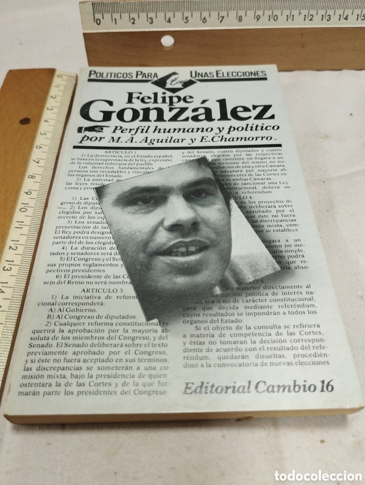 Libros de segunda mano: Felipe Gonz&aacute;lez. Editorial Cambio 16, 1977