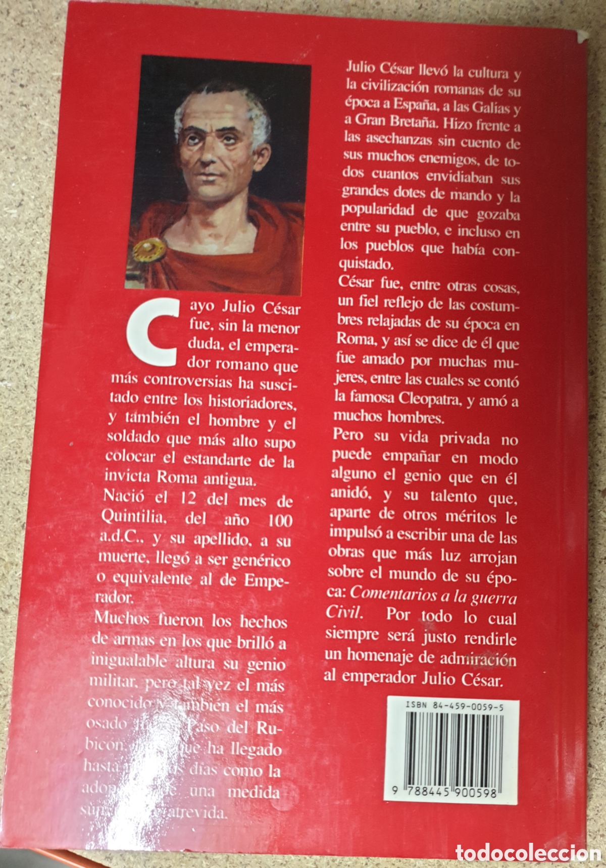 Libros de segunda mano: Julio C&eacute;sar (biograf&iacute;a ilustrada) - Foto 2