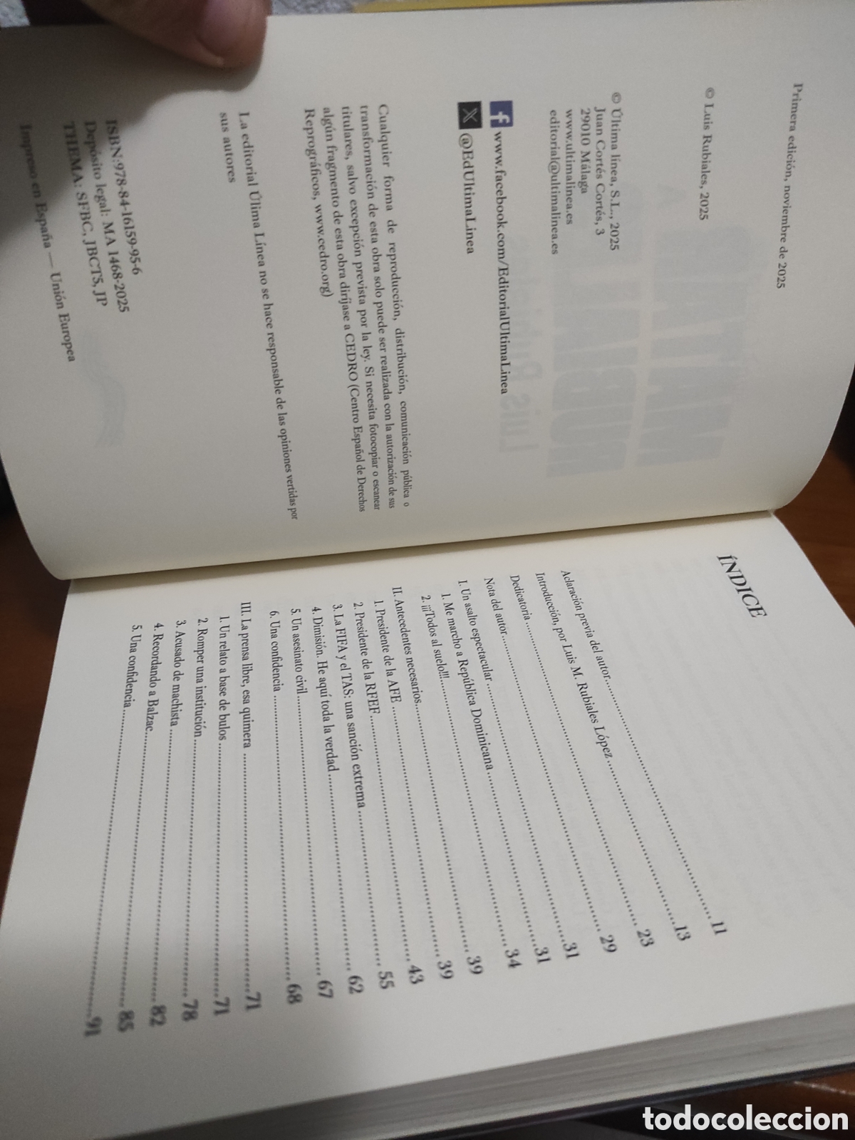 Libros de segunda mano: Matar a Rubiales - Rubiales B&eacute;jar, Luis - Foto 3