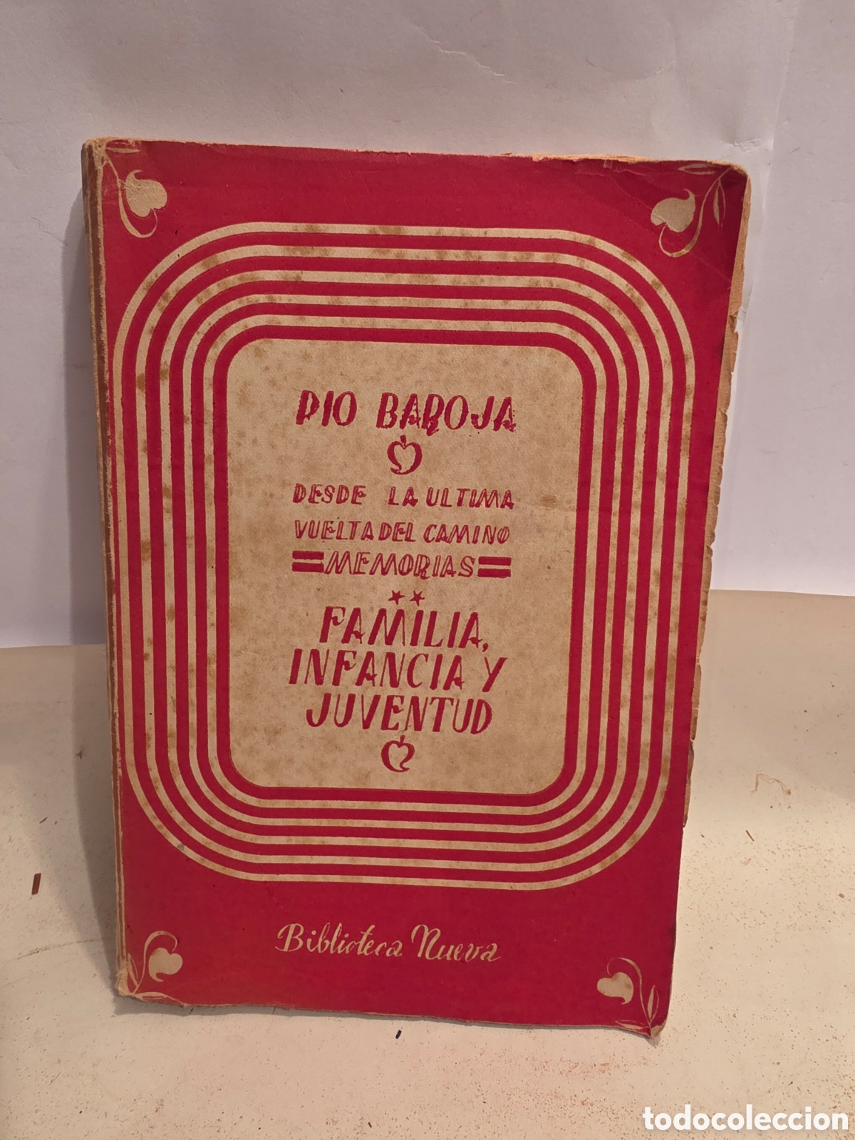 Libros de segunda mano: PIO BAROJA. DESDE LA ULTIMA VIELTA DEL CAMINO. MEMORIAS. FAMILIA, INFANCIA Y JUVENTUD. MADRID 1944