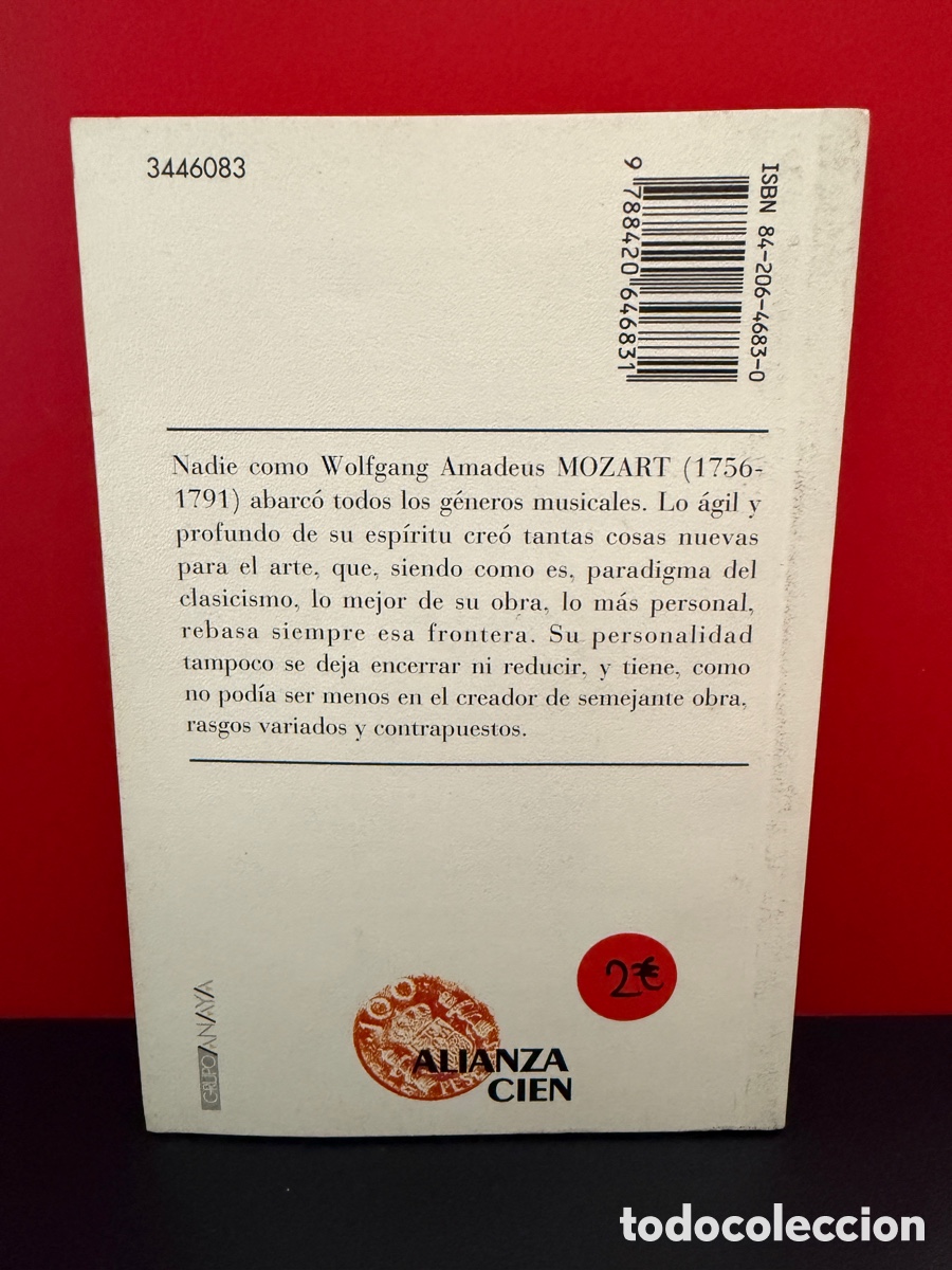 Libros de segunda mano: Rafael P&eacute;rez Sierra - Mozart - Foto 2