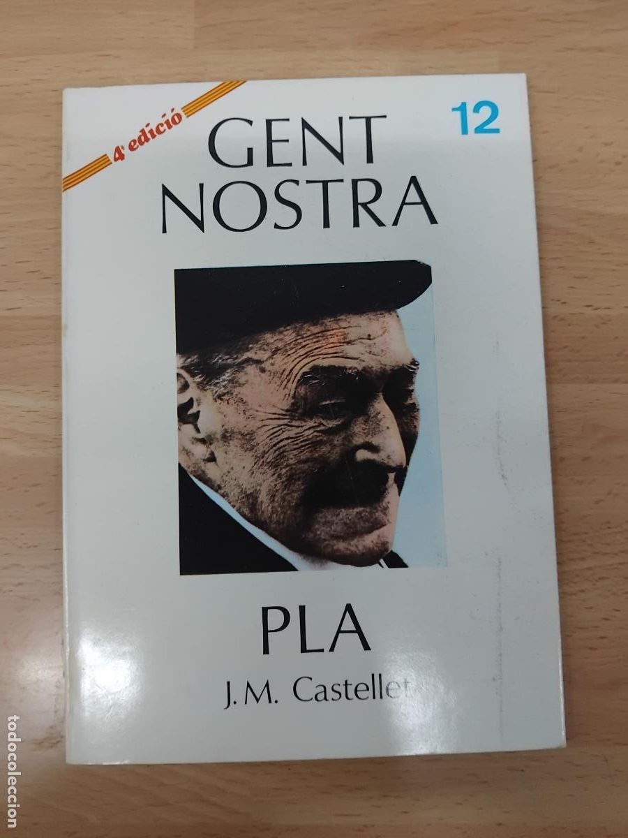 Libros de segunda mano: GENT NOSTRA N&ordm; 12. PLA. J.M. CASTELLET. EDICIONS DE NOU ART THOR. 4&ordf; EDICIO 1983.