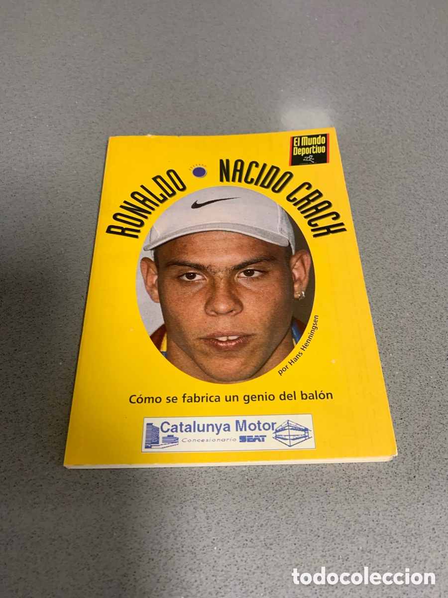 Libros de segunda mano: Libro firmado por Ronaldo Nazario a su llegada al F&uacute;tbol Club Barcelona.