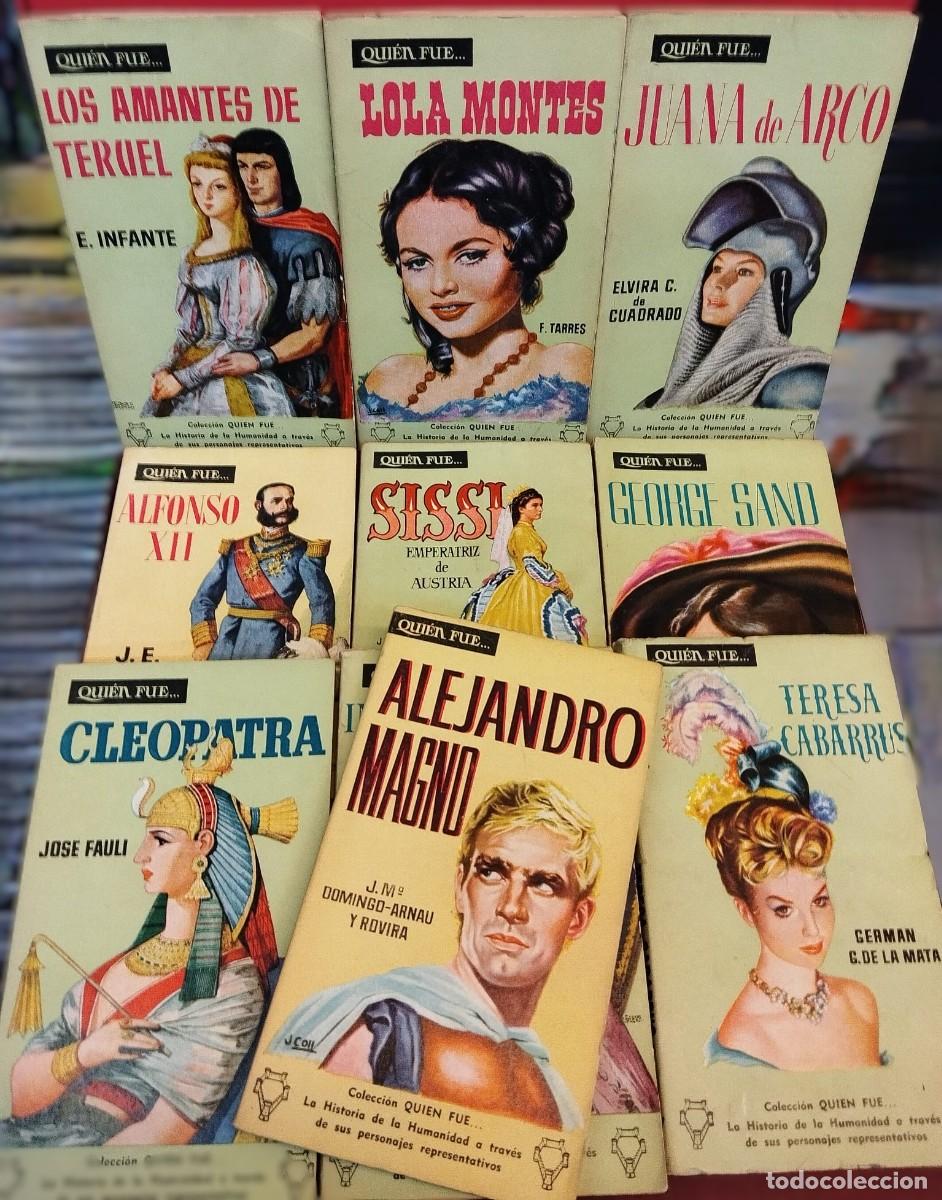 Libri di seconda mano: QUI&Eacute;N FUE... - 19 LIBROS. Ediciones GP 1959