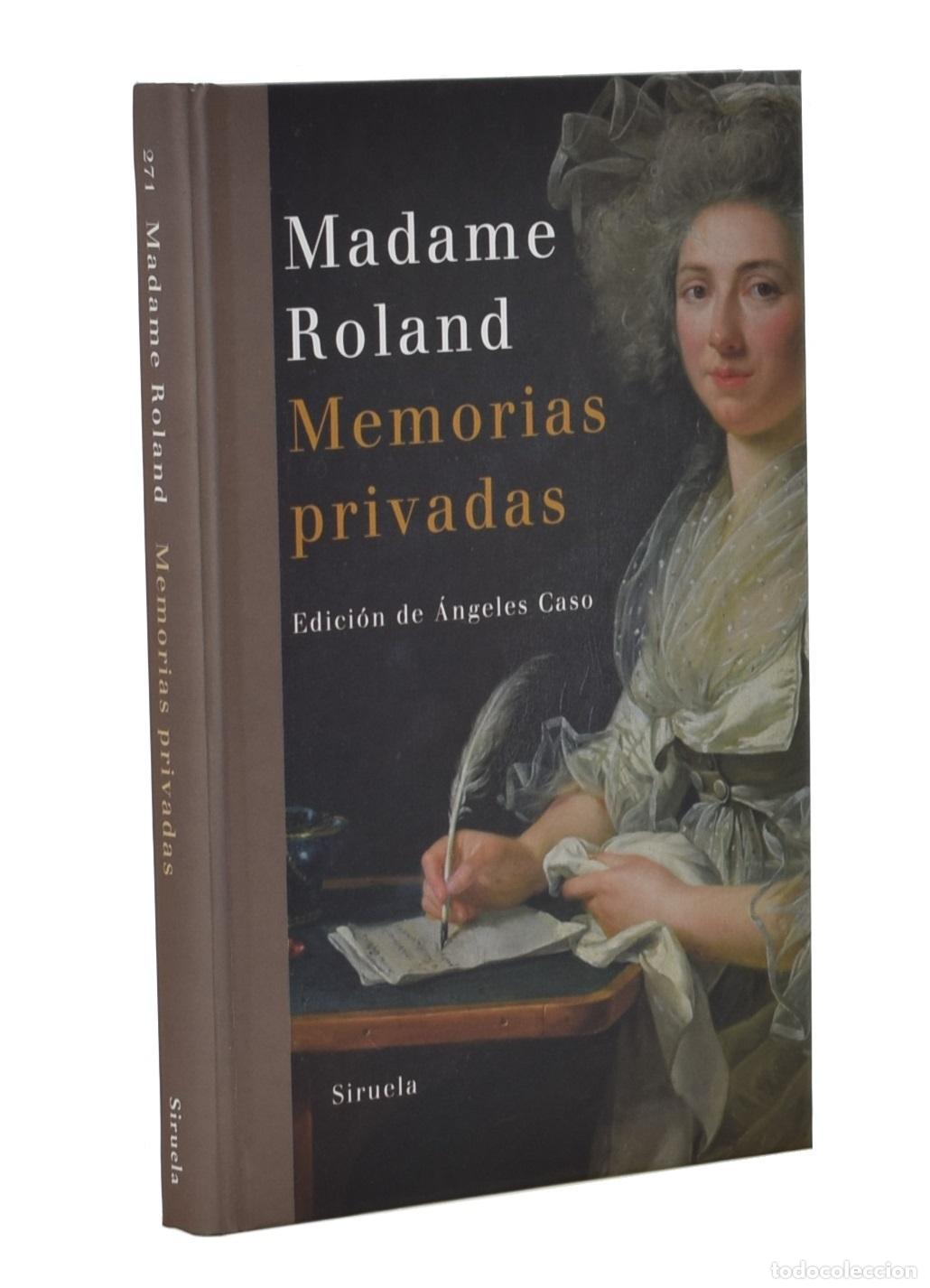 Libros de segunda mano: MEMORIAS PRIVADAS - ROLAND, Madame
