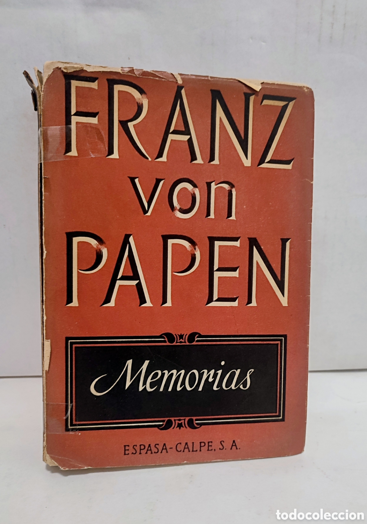 Second hand books: Libro Memorias de FRANZ VON PAPEN