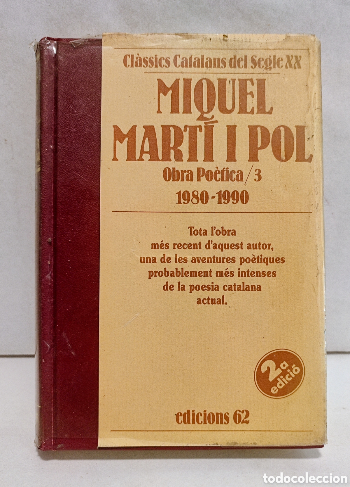 Libros de segunda mano: Libro Poesia MIGUEL MARTI I POL. ,1980/1990