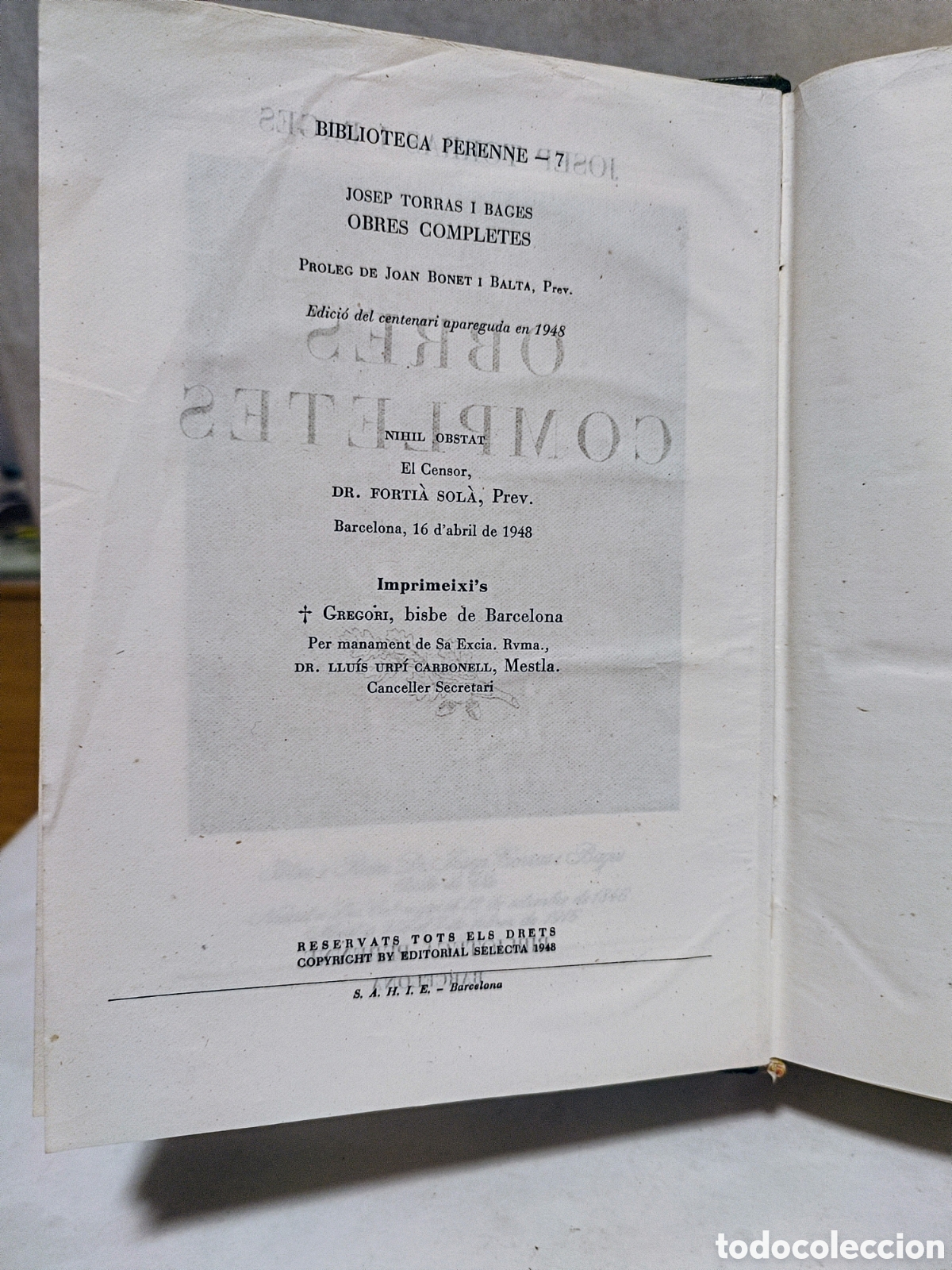 Libros de segunda mano: LIBRO JOSEP TORRAS O BAGES - Foto 3