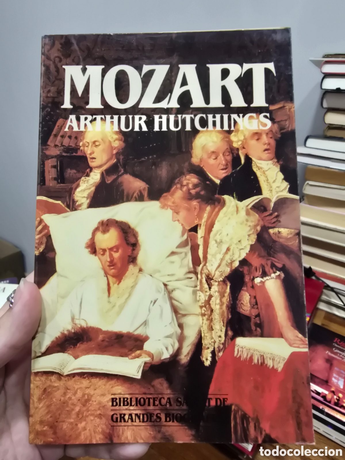 Libros de segunda mano: MOZART Arthur Hutchings SALVAT 1985 biografia musica