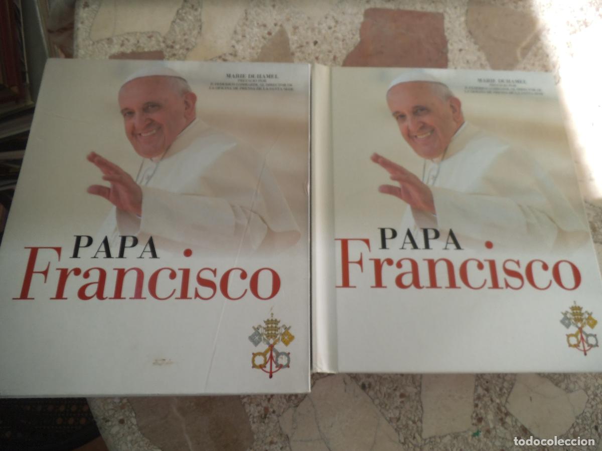 Libros de segunda mano: papa francisco, marie duhamel,libro con ventanillas de la vida y obra del pontifice , todo ilustrado